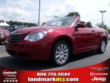 2010 Inferno Red Crystal Pearl Chrysler Sebring Touring Convertible #30616336