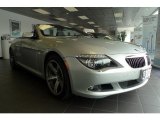 2008 Titanium Silver Metallic BMW 6 Series 650i Convertible #30616114