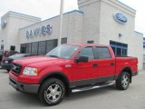 2007 Bright Red Ford F150 FX4 SuperCrew 4x4 #30616463