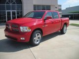 2010 Flame Red Dodge Ram 1500 Sport Crew Cab #30722834