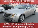 2008 Light Platinum Cadillac CTS 4 AWD Sedan #30722599