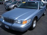 Light Blue Metallic Mercury Grand Marquis in 1998