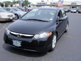 2008 Nighthawk Black Pearl Honda Civic EX Sedan #30722633