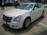 2010 White Diamond Tricoat Cadillac CTS 3.6 Sedan #30752508
