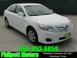 2010 Super White Toyota Camry LE #30752402