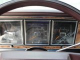 1985 Lincoln Town Car  Gauges