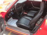 1987 Porsche 911 Turbo Coupe Black Interior