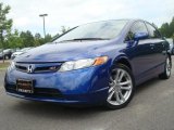 2007 Royal Blue Pearl Honda Civic Si Sedan #30769892