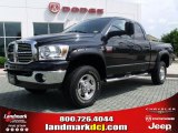 2008 Brilliant Black Crystal Pearl Dodge Ram 2500 Big Horn Quad Cab 4x4 #30769902