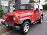 2005 Flame Red Jeep Wrangler X 4x4 #30770310