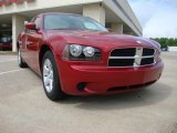 2010 Inferno Red Crystal Pearl Dodge Charger SE #30770215