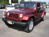 2007 Red Rock Crystal Pearl Jeep Wrangler Unlimited Sahara #30816112