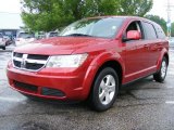 2009 Inferno Red Crystal Pearl Dodge Journey SXT #30816130