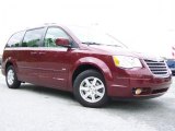 2008 Deep Crimson Crystal Pearlcoat Chrysler Town & Country Touring #30816165