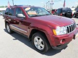 2007 Red Rock Crystal Pearl Jeep Grand Cherokee Limited 4x4 #30817076