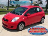 2008 Absolutely Red Toyota Yaris 3 Door Liftback #30816784