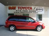 2006 Inferno Red Crystal Pearl Dodge Caravan SXT #30816191