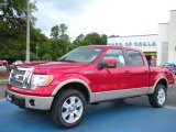 2010 Red Candy Metallic Ford F150 Lariat SuperCrew 4x4 #30894289
