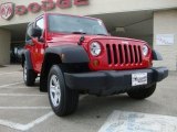 2009 Flame Red Jeep Wrangler X 4x4 #30816654