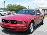 2008 Dark Candy Apple Red Ford Mustang V6 Premium Coupe #30935624