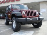2010 Red Rock Crystal Pearl Jeep Wrangler Sport 4x4 #30936118