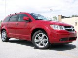 2010 Inferno Red Crystal Pearl Coat Dodge Journey R/T AWD #30894185