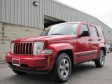 2008 Inferno Red Crystal Pearl Jeep Liberty Sport 4x4 #30936291