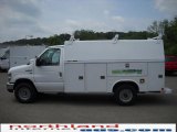2010 Oxford White Ford E Series Cutaway E350 Commercial Utility #30935488