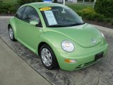 2002 Cyber Green Metallic Volkswagen New Beetle GLS Coupe #30894903