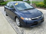 2007 Royal Blue Pearl Honda Civic LX Sedan #30894907