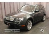 2007 Highland Green Metallic BMW X3 3.0si #3090478