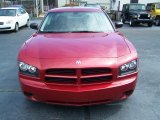 2008 Inferno Red Crystal Pearl Dodge Charger SE #30935945