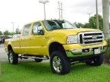 2006 Screaming Yellow Ford F250 Super Duty Amarillo Special Edition Crew Cab 4x4 #31038211