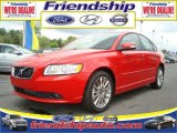 2010 Passion Red Volvo S40 2.4i #31079665
