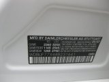 2008 E Color Code for Arctic White - Color Code: 650