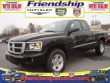 2010 Brilliant Black Crystal Pearl Dodge Dakota Big Horn Extended Cab #31079522