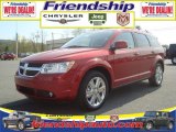 2010 Inferno Red Crystal Pearl Coat Dodge Journey SXT AWD #31079536