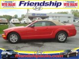 2008 Torch Red Ford Mustang V6 Premium Convertible #31079796