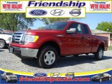 2010 Red Candy Metallic Ford F150 XLT SuperCab 4x4 #31079574