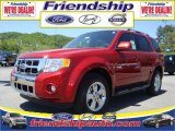 2010 Sangria Red Metallic Ford Escape Limited V6 4WD #31079591
