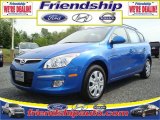 2010 Vivid Blue Hyundai Elantra Touring GLS #31079602