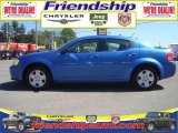 2008 Marathon Blue Pearl Dodge Avenger SE #31079836