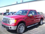2010 Red Candy Metallic Ford F150 XLT SuperCab 4x4 #31145054