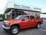 2008 Inferno Orange Metallic Chevrolet Colorado LT Crew Cab 4x4 #31145126