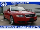 2006 Amulet Red Audi A4 1.8T Cabriolet #31145665