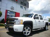 2009 Summit White Chevrolet Silverado 1500 LT Crew Cab 4x4 #31204410