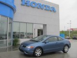 2007 Atomic Blue Metallic Honda Civic LX Coupe #31204195