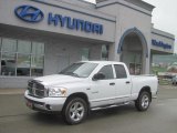 2008 Bright White Dodge Ram 1500 Big Horn Edition Quad Cab 4x4 #31204210