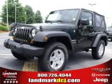2010 Natural Green Pearl Jeep Wrangler Sport 4x4 #31204233