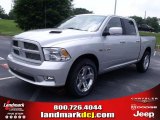 2010 Bright Silver Metallic Dodge Ram 1500 Sport Crew Cab #31204258